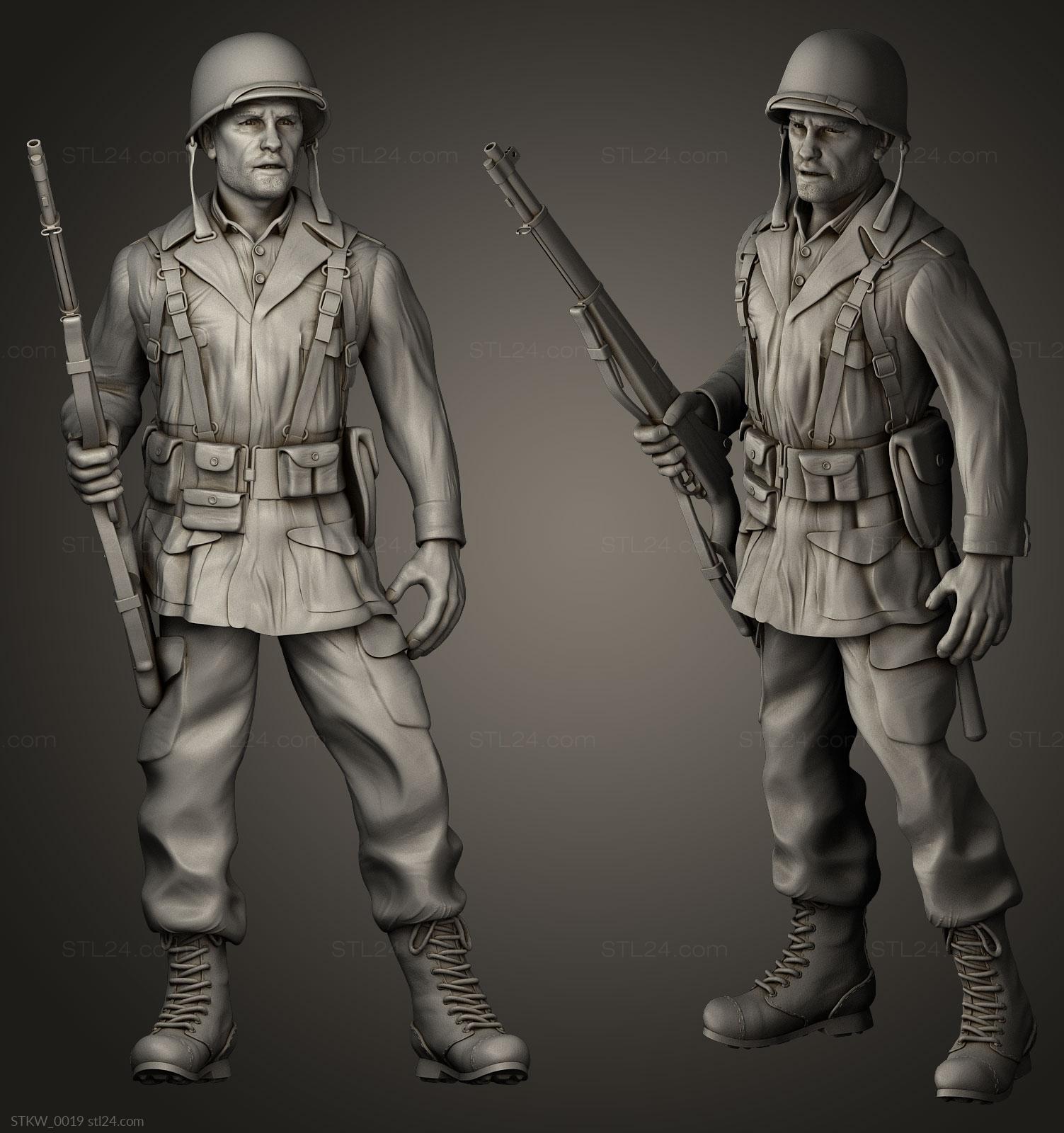 Military figurines