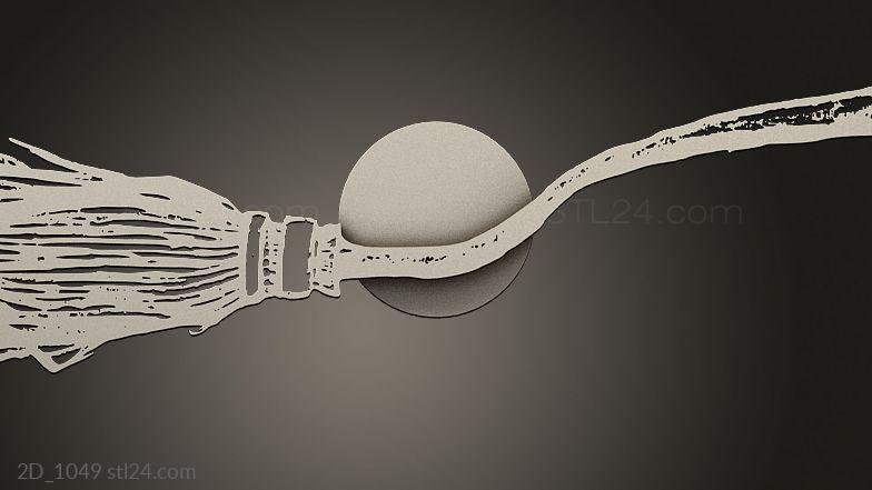 2D - 3D stl models for CNC.