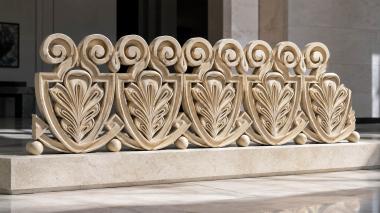 Church baguette Shield wall 3d model