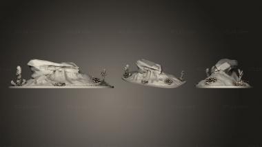 Bases Desert Rock Scenery 3d model
