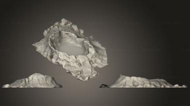 Bases Lava Crater 3d model