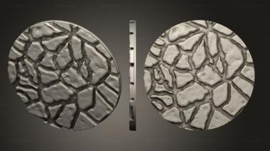 Bases 32mm round V3 marked topper 3d model