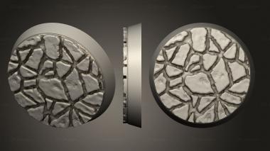 Bases 32mm round V6 marked 3d model