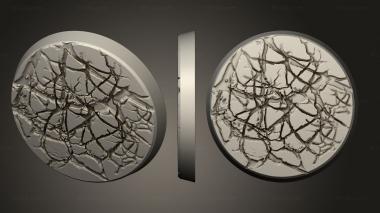 Bases 40mm rockplaina 3d model