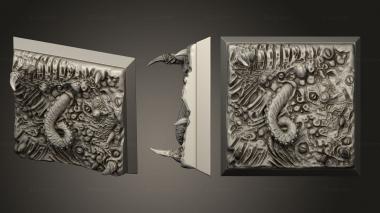 Bases 40mm square magnet 3d model