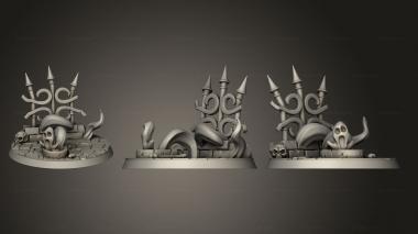 Bases 50mm D decorated 3d model