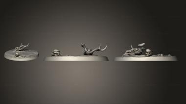 Bases 50mm Ddecorated 3d model