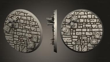 Bases 60mm A decorated 02 3d model