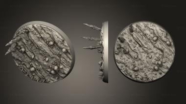 Bases 60mm round base magnet 3d model