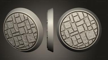 Bases 75mm Brick v2 001 3d model