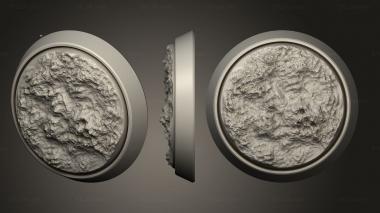 Bases 75mm Brick v2 003 3d model