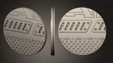 Bases Alien Hive 1 inch A 007 3d model