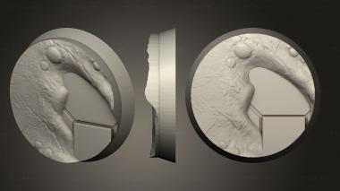 Bases Aliens Round 25mm 5 3d model