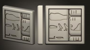 Bases Ancient Sandstone 20mm Square 3 v1 0 3d model