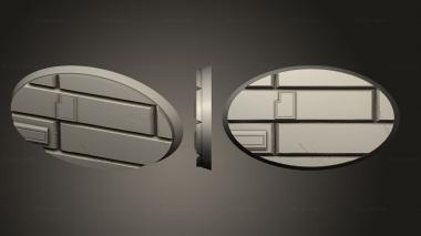 Bases Base 60x35mm 3d model
