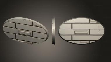 Bases Base 90x50mm 3d model