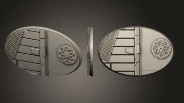 Bases Base 105x70mm 3d model