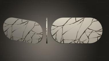 Bases Base cracks 24x4mm A 011 3d model