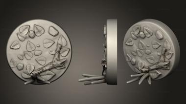 Bases Leafy 3d model