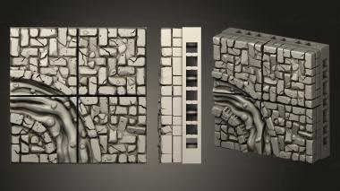 Bases Floor Tiles Tile Exits Curve 3d model