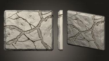 Bases SKY REALMS Scatter Carved Stone House Top 3d model