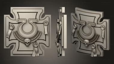 Bases Ultra Shield Squared Cross Short 3d model