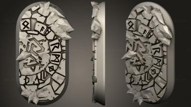 Bases Undead Vikings Props rectangle UV 3d model