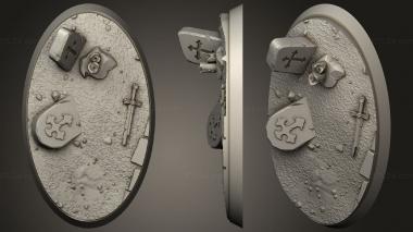 Bases Vampires Oval 3d model