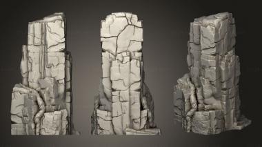 Bases Vined Rocks Rock 3d model