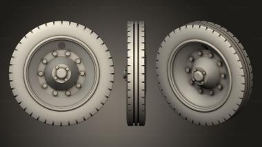 Bases wheels various pak wheel 3d model