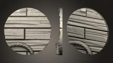 Bases WOODEN Texture Wood 3d model