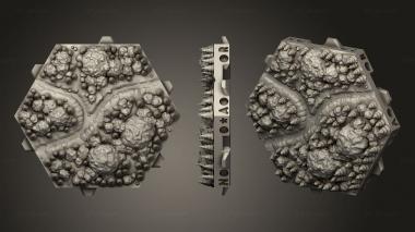 Bases Woodland Roads 3d model