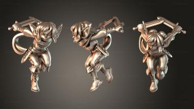 Bases Amanita Goblin Rogue 3d model