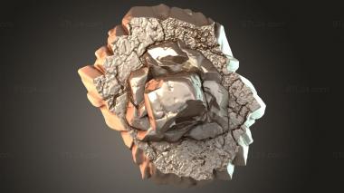 Bases Ancient Jungle Ruins crumbled 3d model