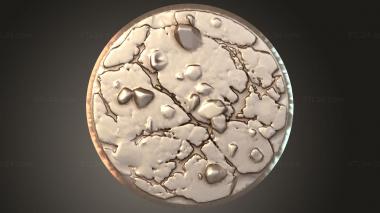 Bases Arid rock dry 3d model