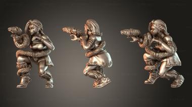 Bases Aztec Style Thrower decorated 3d model