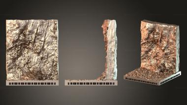 Bases Barrier Wall 3d model