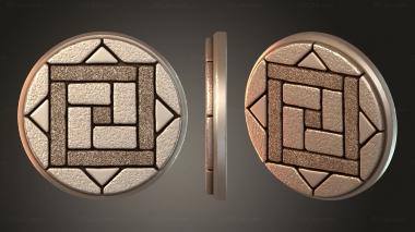 Bases Creation STONE decorative 3d model