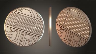Bases Cyber Forge Miniatures January 3d model