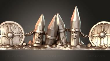 Bases Dwarf Marksmen Barricade 3d model