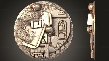 Bases Egyptian preserved 3d model