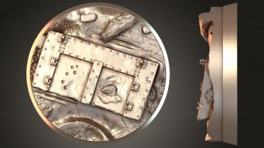Bases Goal Marked durable 3d model