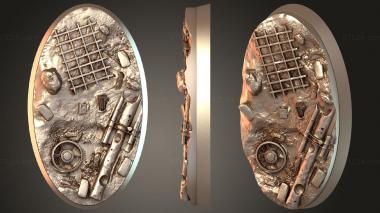 Bases Goal Oval Marked Vengeful 3d model