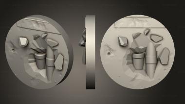 Bases bases 40mm 01 017 3d model