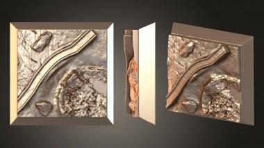 Bases Goal Square Magnet Resilient 3d model