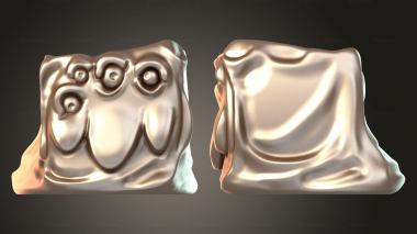 Bases Jelly Cubes Cube elastic 3d model