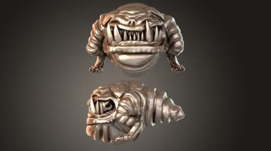 Bases Mouth Monsters Skin Mouth 3d model