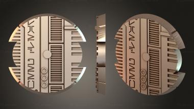 Bases Notched Peg Mark 3d model