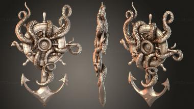 Bases Octopus on Anchor 3d model