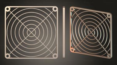 Bases Rejillas Crosshair Cover lined 3d model